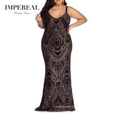 2019 Party Sexy Plus Size Ladies Evening Dress African Kitenge Designs Dresses